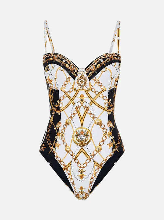 Elegant Swimsuit – Floral Dream