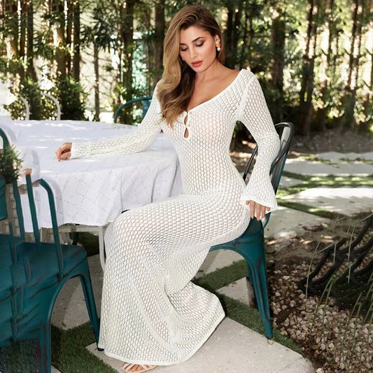 Sexy Knitted Boho Tunic