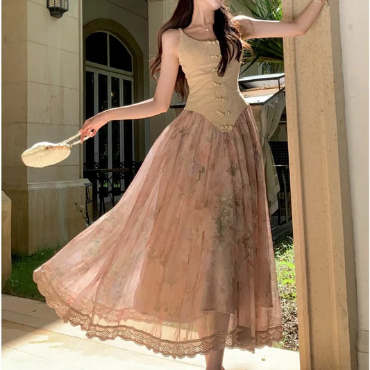 Oui French Style Maxi Dress