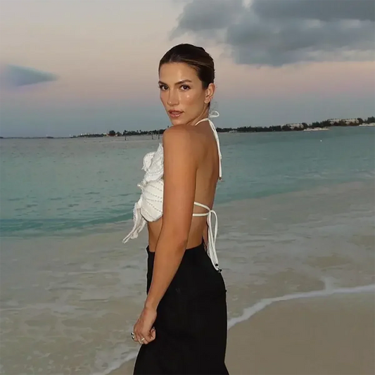 Glam High-Waist Bikini – Satin Glow