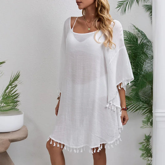 Floral Chiffon Vacation Wrap