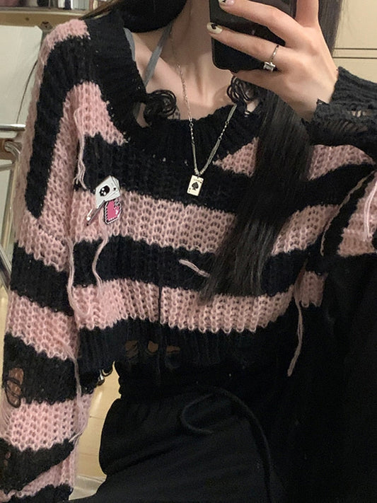 When She Lies Snug Sweater