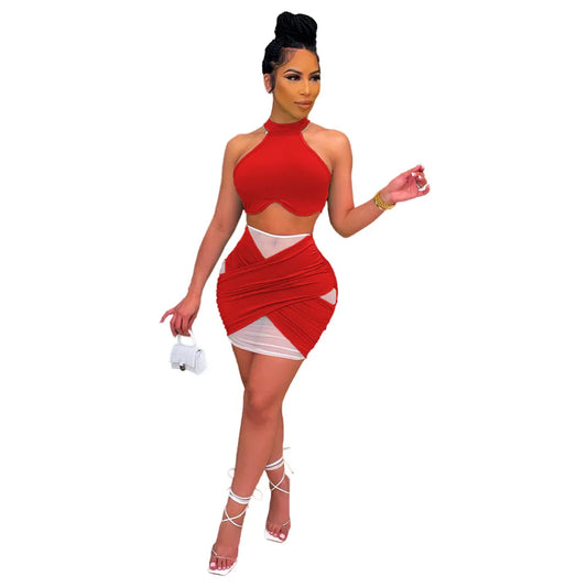 Tears Don't Fall Skirt Set