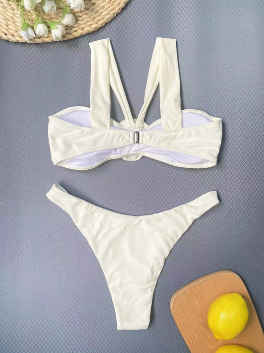 Boho Strappy Swimsuit – Midnight Swim