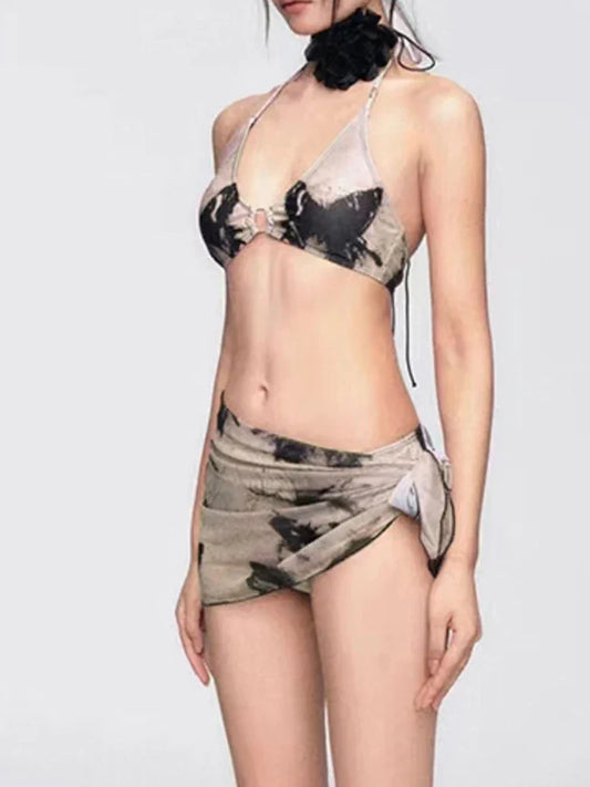 Printed Hollow Boho Tunic