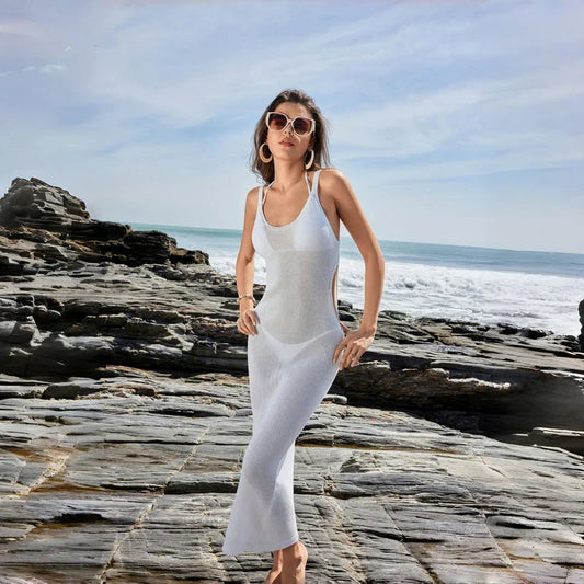 Mesh Halter Breezy Kaftan