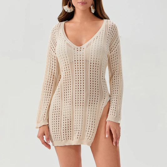 Sheer Long Beach Cover-Up