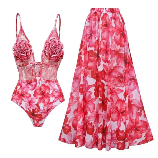 Elegant Two-Piece Set – Crisscross Style