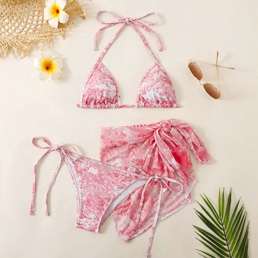 Boho Strappy Swimsuit – Crisscross Style