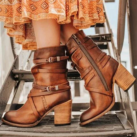Nothing Happens After Two Mid-Calf Boots