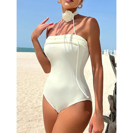 3D Floral Beach Cover-Up