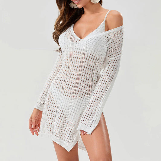 Sheer Long Beach Cover-Up