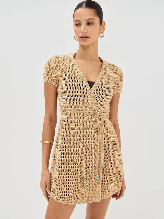 Solid Color Crochet Layer
