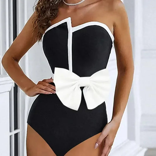 Boho High-Waist Bikini – Midnight Swim