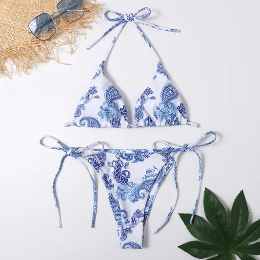 Chic Strappy Swimsuit – Ocean Escape