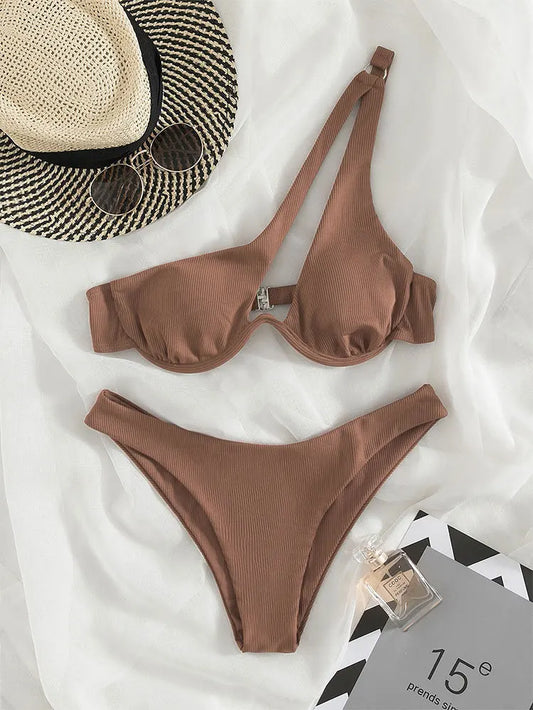 Chic High-Waist Bikini – Wave Rider