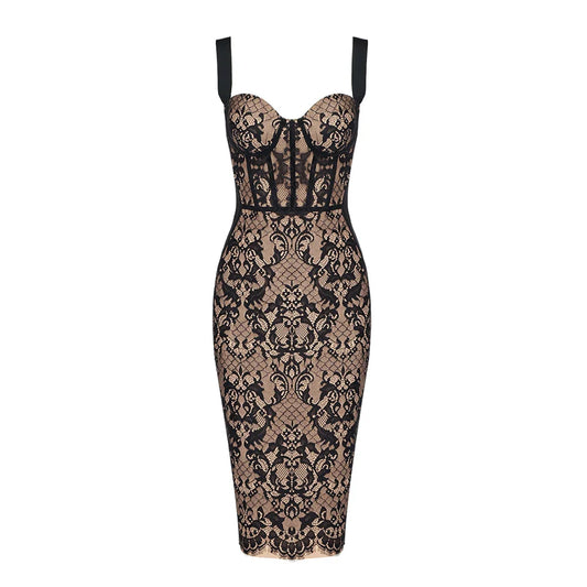 Being Around You Midi Dress