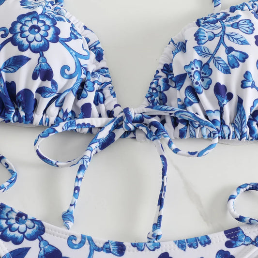 Chic Strappy Swimsuit – Ocean Escape