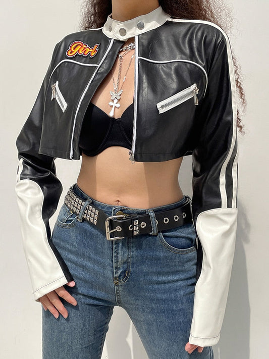 Within The Darkness Crop Jacket