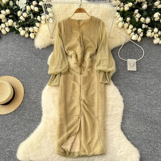 In This Midnight Midi Dress