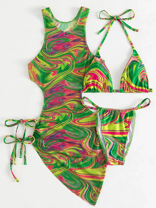 Refined High-Waist Bikini – Ocean Escape