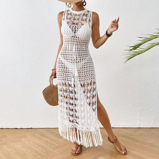 Backless Tassel Boho Tunic