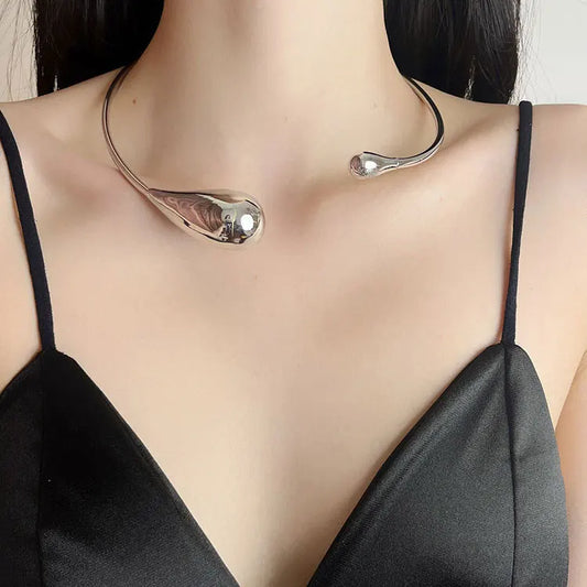 Never Feel Again Torque Necklace