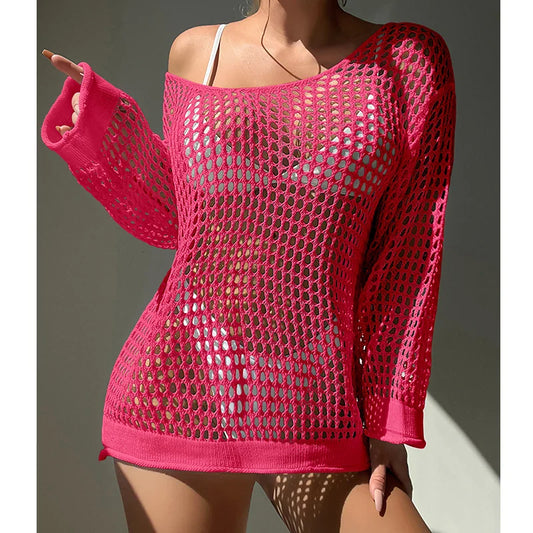 Round Neck Poolside Style