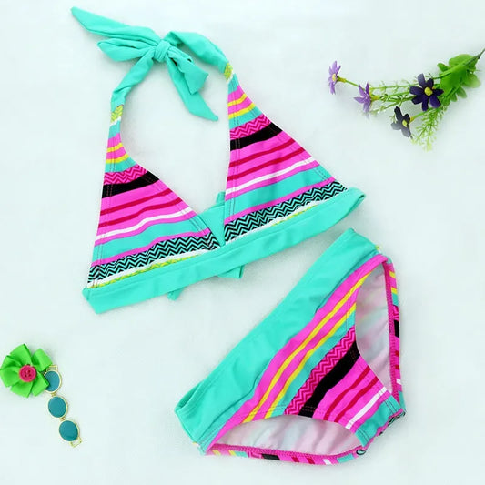 Romantic Cut-Out Bikini – Tropical Bloom