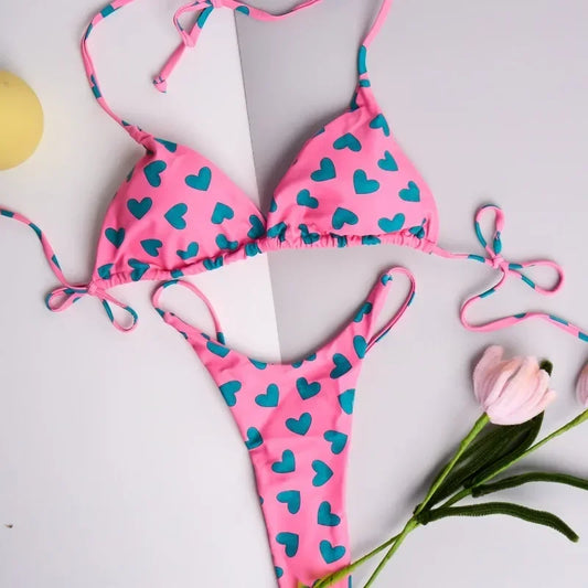 Luxe Strappy Swimsuit – Floral Dream