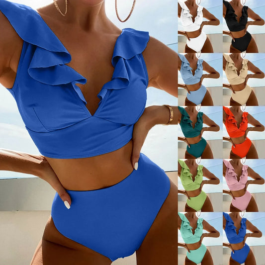 Minimalist Triangle Bikini – Vintage Chic