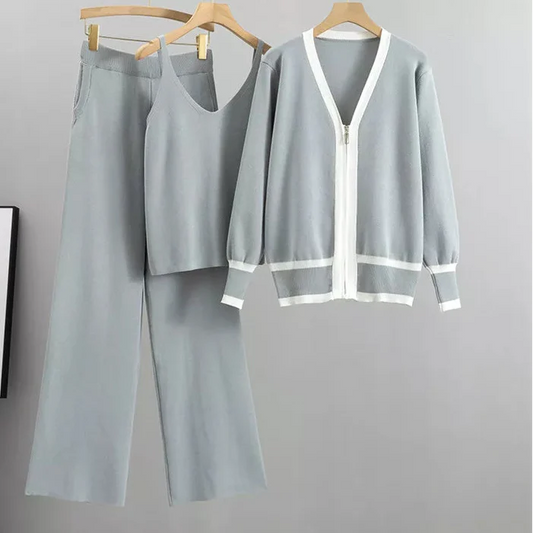 Pearl Women’s Relaxed Fit Cardigan With Matching Pants