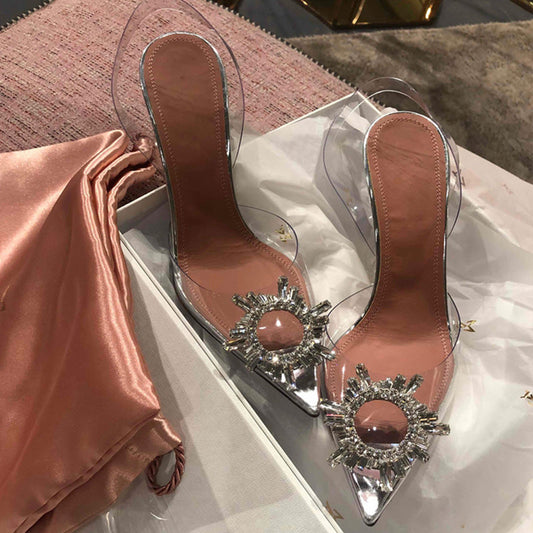 VIP Girls Clear Pump Shoes