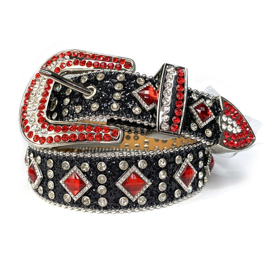 Vintage Rhinestones Decorated Luxury Belt
