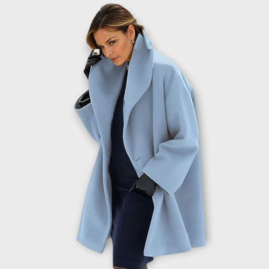 Aurora Oversized Winter Coat with Wide Collar for Women