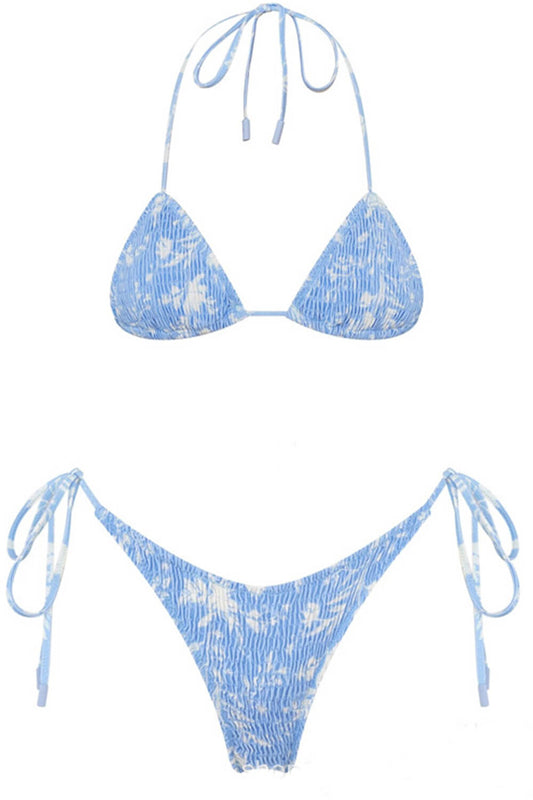 Elegant Triangle Bikini – Satin Glow