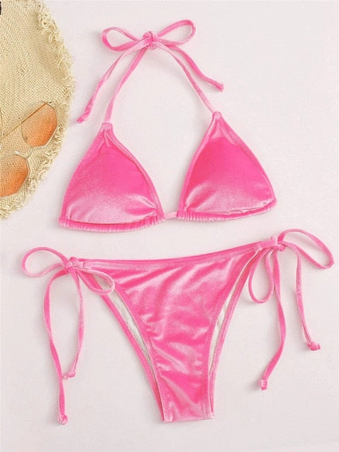 Boho Two-Piece Set – Halter Luxe