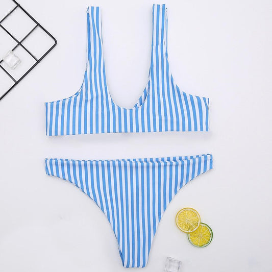 Sculpted High-Waist Bikini – Satin Glow